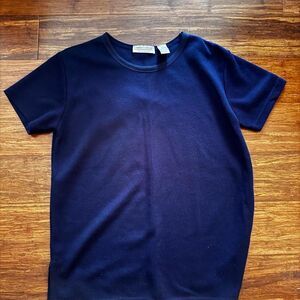 Carolyn-taylor Women's Navy and Blue T-shirt